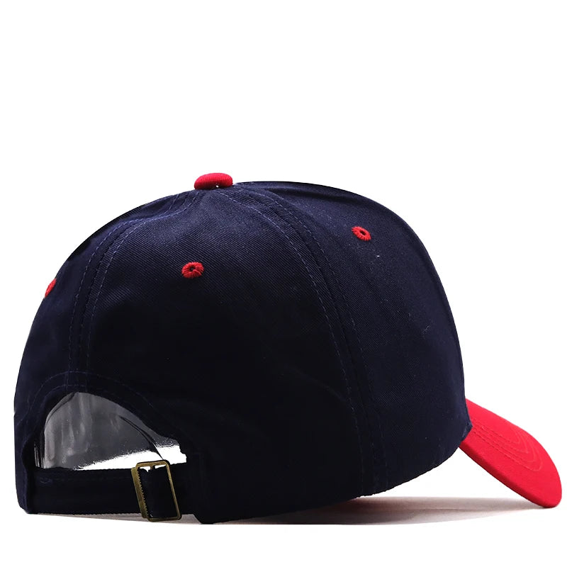 Boné Snapback USA – Algodão Bordado com Bandeira Americana Unissex Estilo Hip Hop