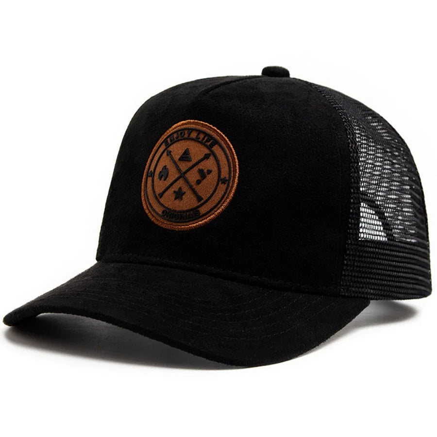 Boné Trucker de Verão – Malha Respirável Ajustável Estilo Snapback Unissex ‘Enjoy Life