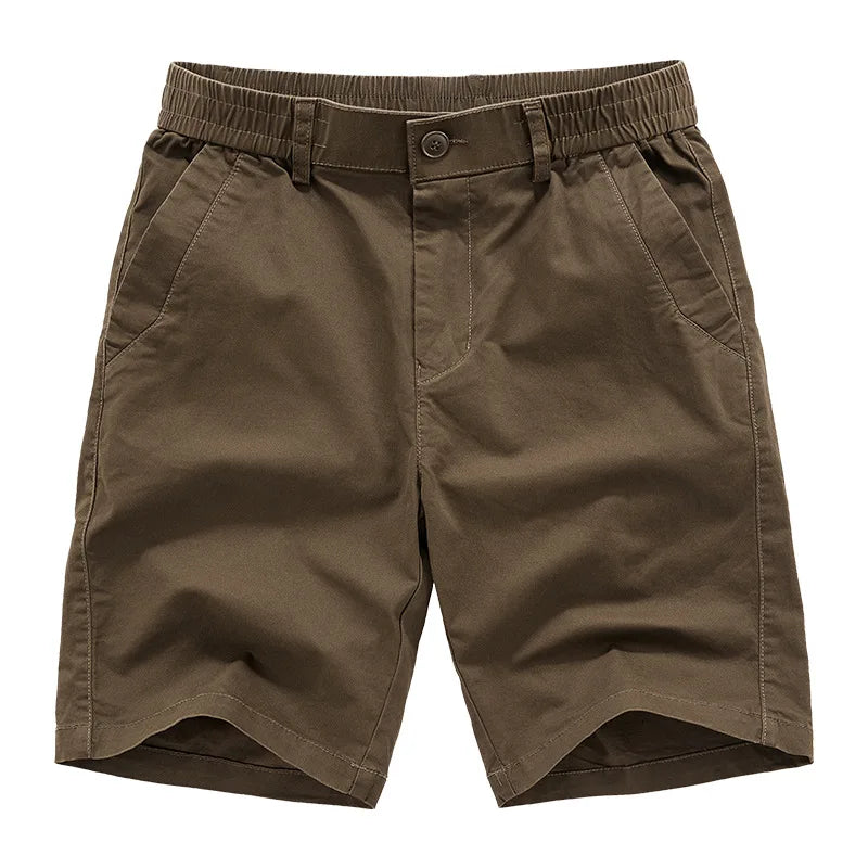 Bermuda Masculina Classic Top – Algodão Casual Solta com Elástico Estilo Jogger