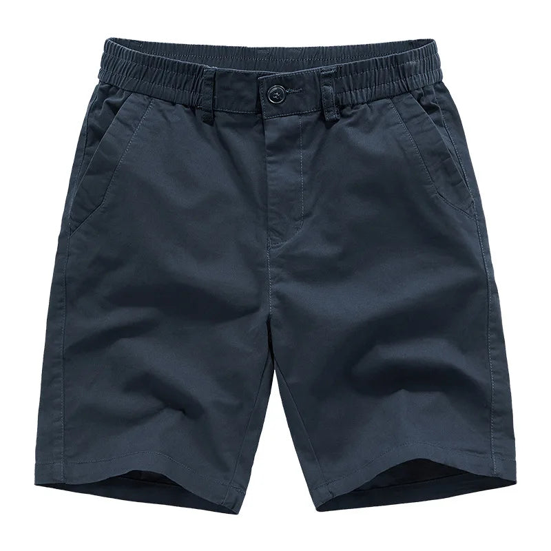 Bermuda Masculina Classic Top – Algodão Casual Solta com Elástico Estilo Jogger