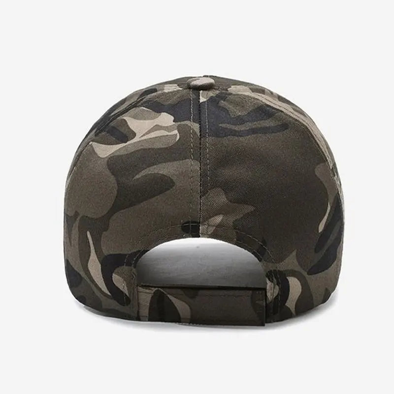 Boné Camuflado Esportivo – Proteção Solar Ajustável para Corrida e Outdoor Unissex