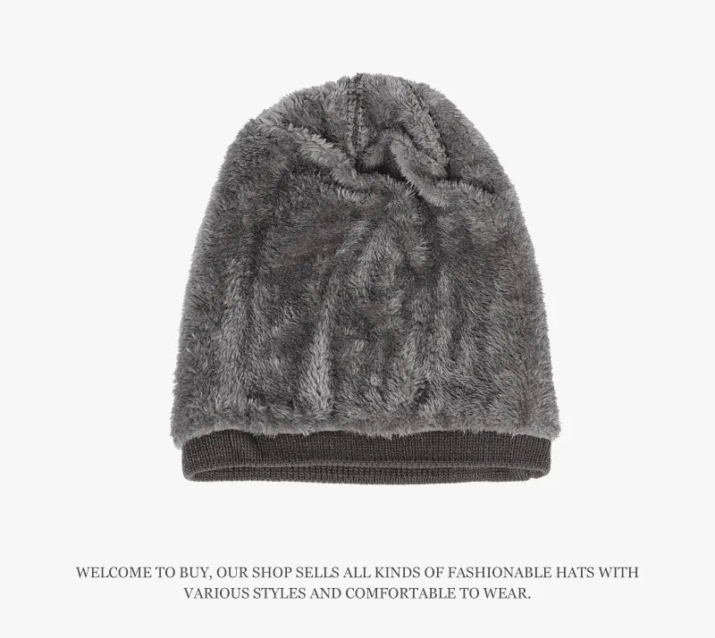 Gorro Leaf Premiun - Malha Espessa com Forro Polar, Térmico