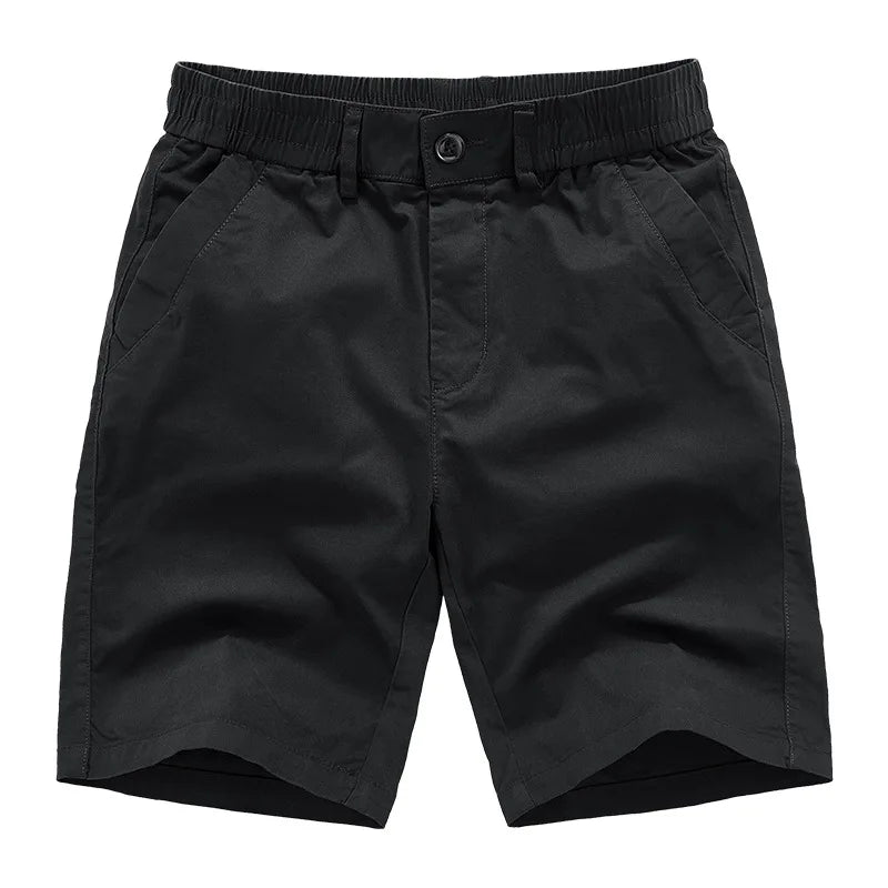 Bermuda Masculina Classic Top – Algodão Casual Solta com Elástico Estilo Jogger