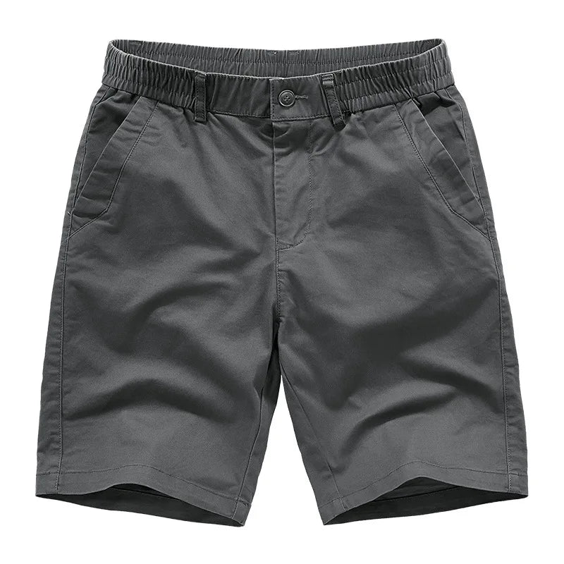Bermuda Masculina Classic Top – Algodão Casual Solta com Elástico Estilo Jogger