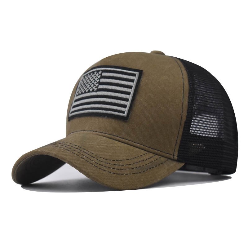 Boné Tático Patriot - Estilo Militar com Bandeira Americana, Feito em Algodão, Ajustável, Ideal para Esportes e Atividades ao Ar Livre