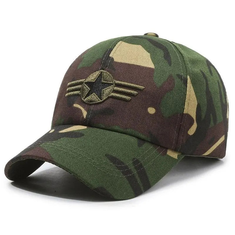 Boné Camuflado Esportivo – Proteção Solar Ajustável para Corrida e Outdoor Unissex